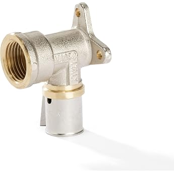 H2O-Flex Press Fitting Wall Bracket 1/2 Inch Internal Thread Composite Pipe