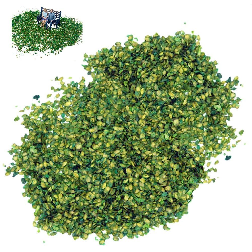 Casiler Green Model Scenery Leaf 35Ml/Bag Realistic Miniature Leaves Simulation Leaves For Diy Railway Fairy Garden Scenery Landscape Layout
