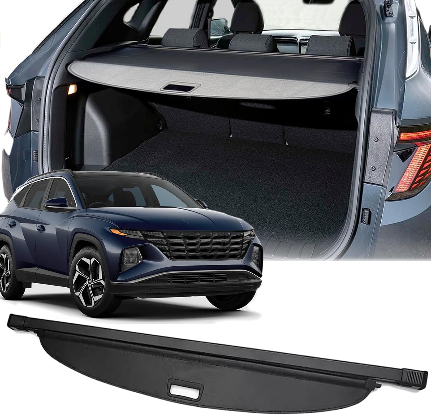 Amazon.com: OPS AOTO Cargo Cover for 2022 2023 2024 2025 Hyundai Tucson ...