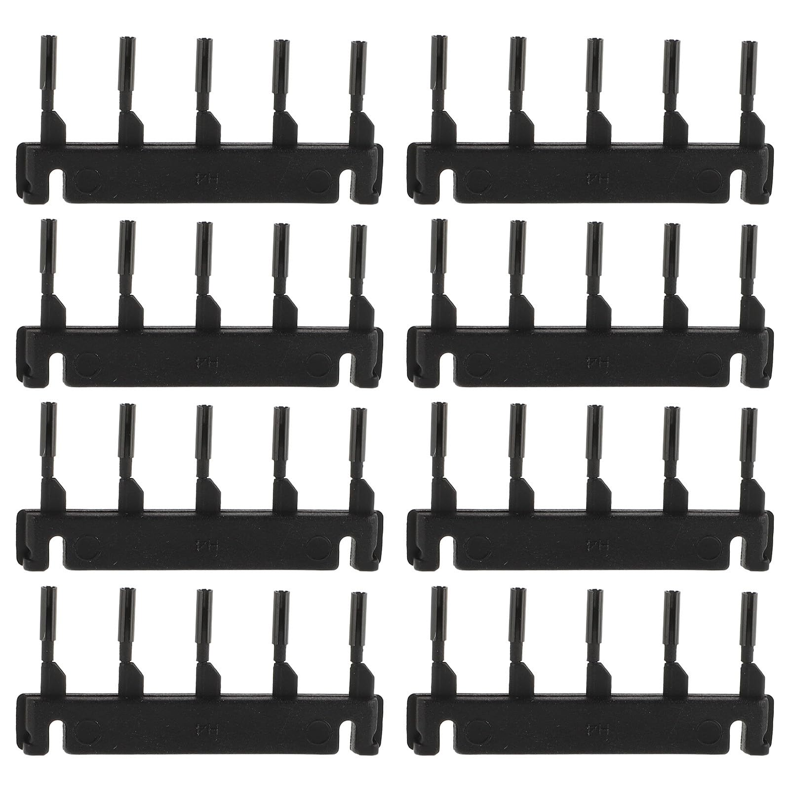Clips 6d extension cheveux réutilisables | Accessoires noirs invisibles - 8
