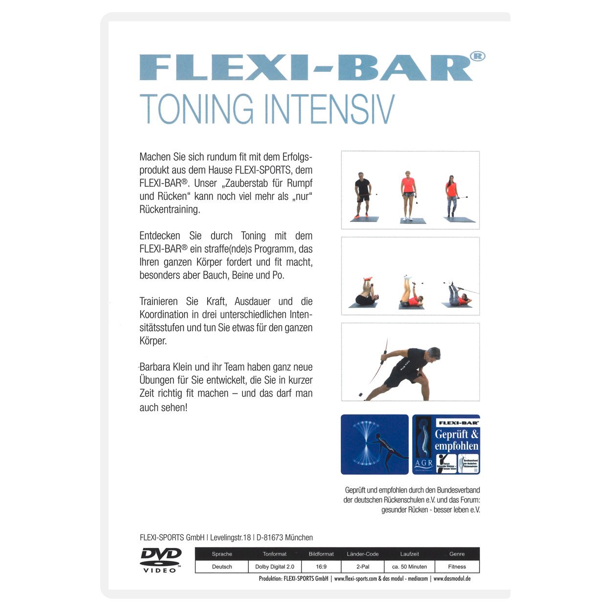 Flexi-Bar reg; Toning Intensiv - DVD con esercizi tonificanti