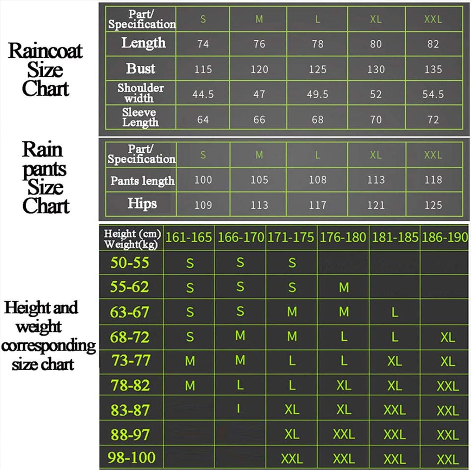 Hommes Combinaison Pluie Imperméable Moto Homme-Vêtements De Pluie Résistante À L'usure Réfléchissante Pantalon De Pluie Extérieur Homme/Femme Blouson Léger Veste De Randonnée(Gray,M)