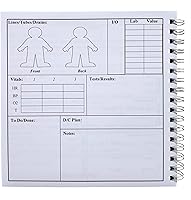 Vista 4 de Cuaderno de hoja de informe de enfermería (edición compacta) Cuaderno de bolsillo de 6 x 6 pulgadas para enfermeras con 80 hojas de informes