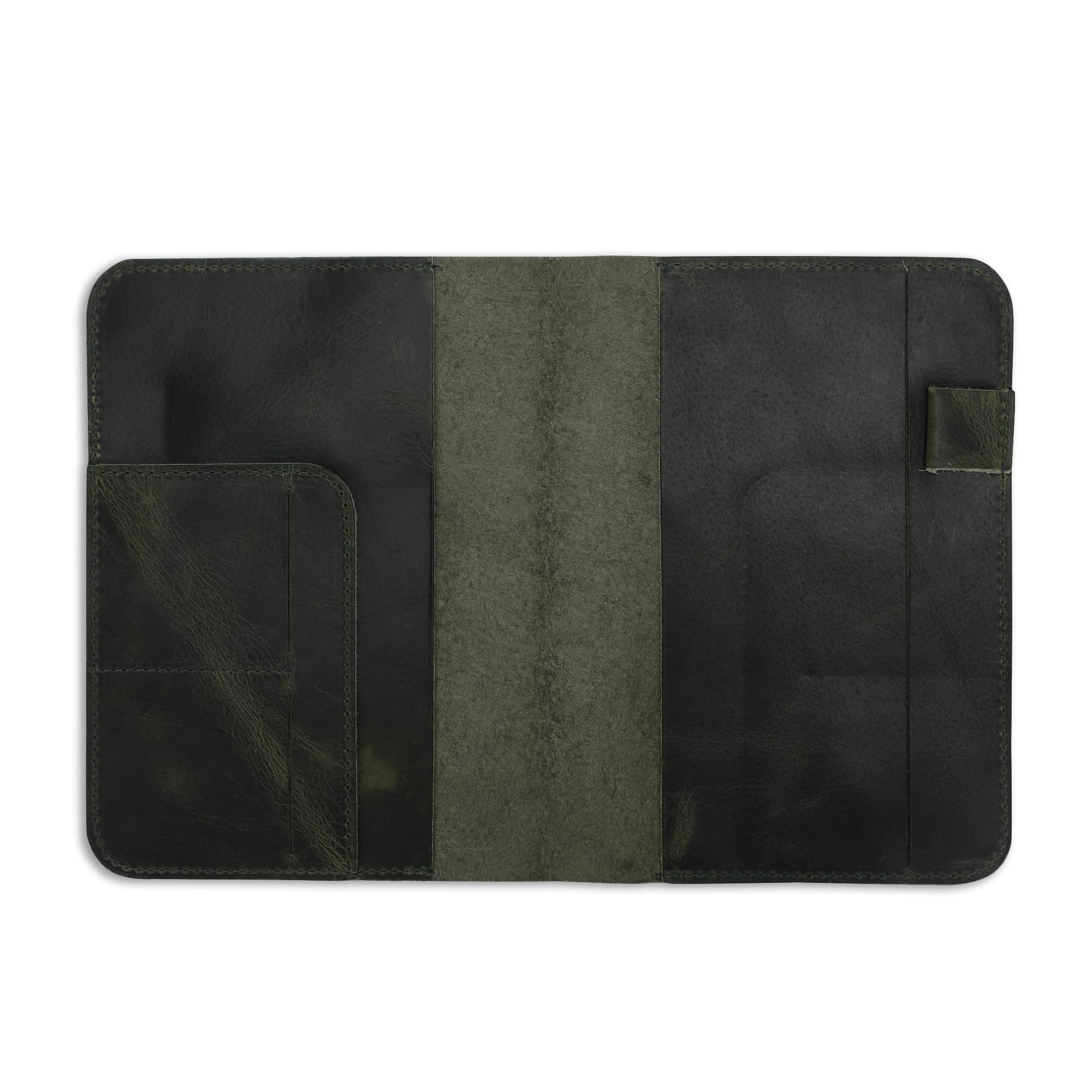 Funda de diario de cuero de 5.75 x 8.25 pulgadas, tamaño A5 mediana recargable, cuaderno de viaje encuadernado en cuero hecho a mano para escritores y viajeros, funda de cuero vintage,
