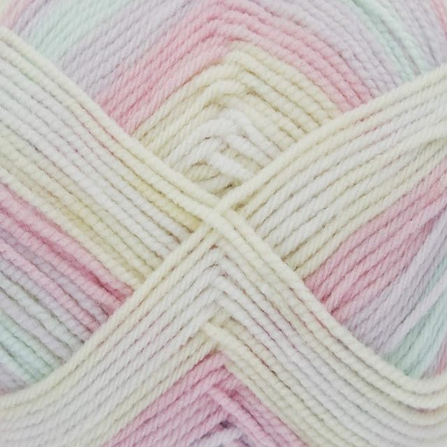 King Cole Beaches DK 100g Self Striping Knitting Yarn (Beaches and Cream 4275)