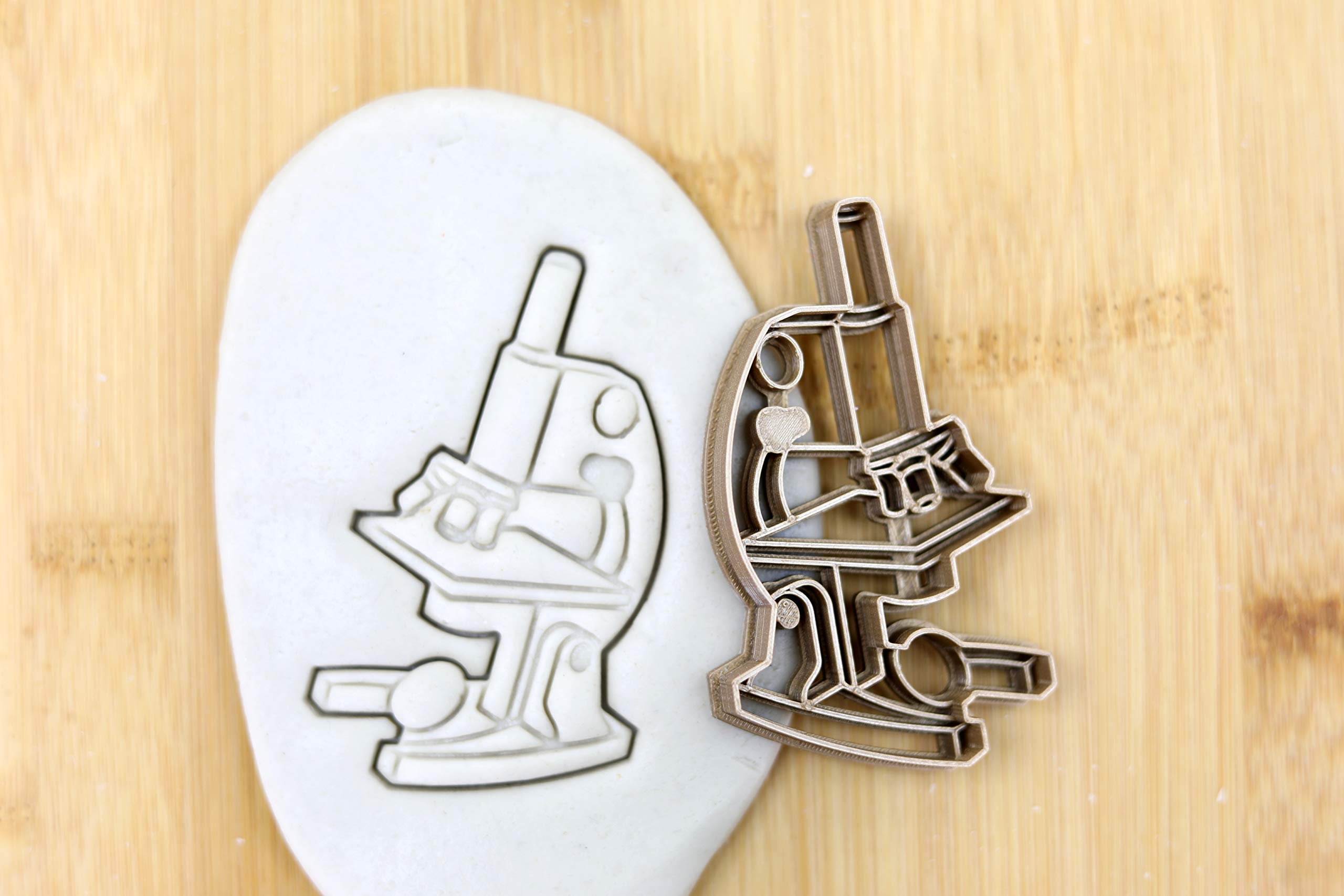 Labor/Chemie Set (9st) Laborglas/Pipette/Messbecher/Molekül/Thermometer/Stehkolben/Mikroskop/Erlenmeyer/Cookie Cutter Fondant Keksstempel/Ausstechform Keksausstecher Plätzchen ca. 8cm