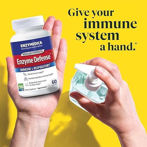 Miniatura 3 de ENZYMEDICA Cápsulas de defensa enzimática, 120 unidades