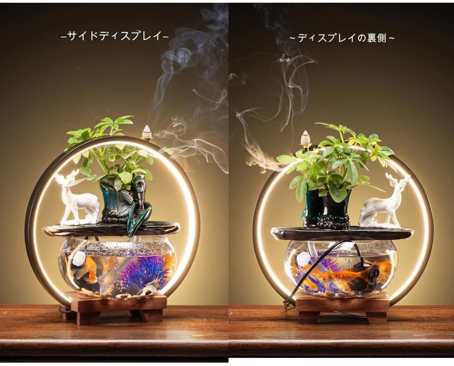 Amazon | 水槽 セット 大型 アクアリウム 飼育水槽 フルセット 静音 