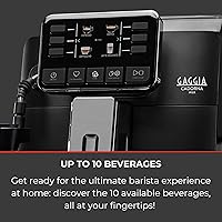 Vista 6 de Gaggia Cadorna Milk Máquina de café espresso superautomática, 60.8 onzas líquidas, negro, mediana