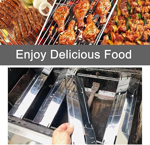 Miniatura 7 de Protector universal ajustable para tienda, placa de calor de acero inoxidable, cubierta para quemador de parrilla, tienda de calor, kits de