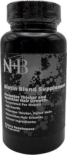 Miniatura 9 de Nicole + Brizee N+B Vitaminas para el crecimiento del cabello, con biotina, vitamina C, zinc y vitamina B12, fórmula para el cuidado del cabello a