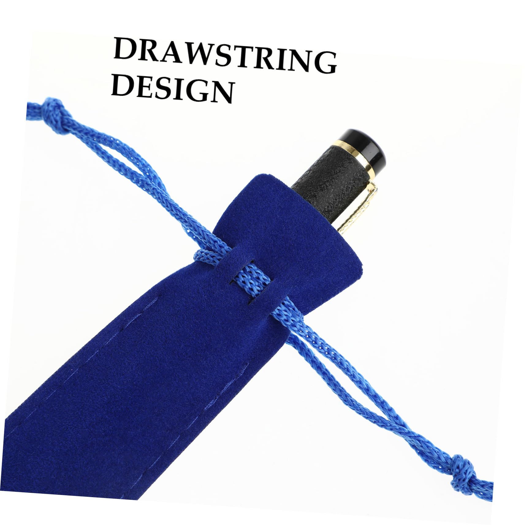 EXCEART 4 Ensembles Porte-Stylo À Cordon Étui À Crayons Sacs À Stylos Simples Gel Sacoche Rangement Sacoche De Rangement Pochettes pour Stylos Sacs De Rangement pour Stylos 50 Pièces * 4
