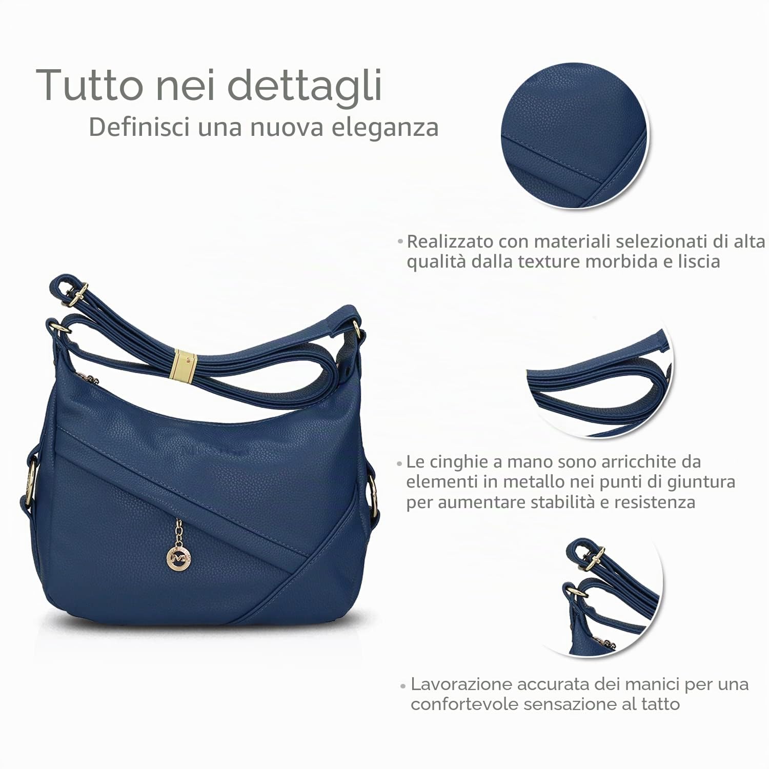 NICOLE&DORIS Donne Borse Borsa a tracolla Borsa Messenger Borsa a tracolla PU