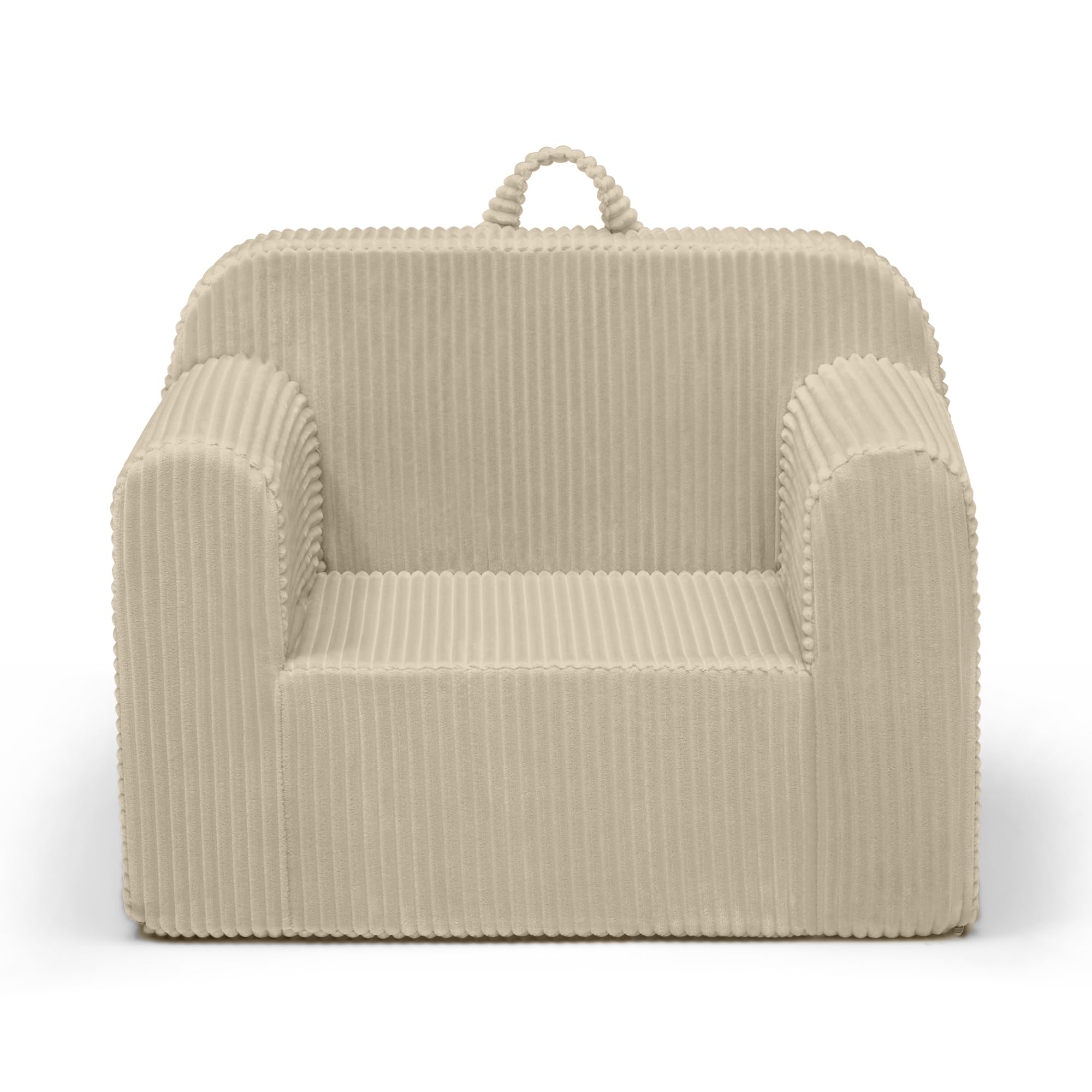 Delta Children Cozee Corduroy Foam Chair, Cream