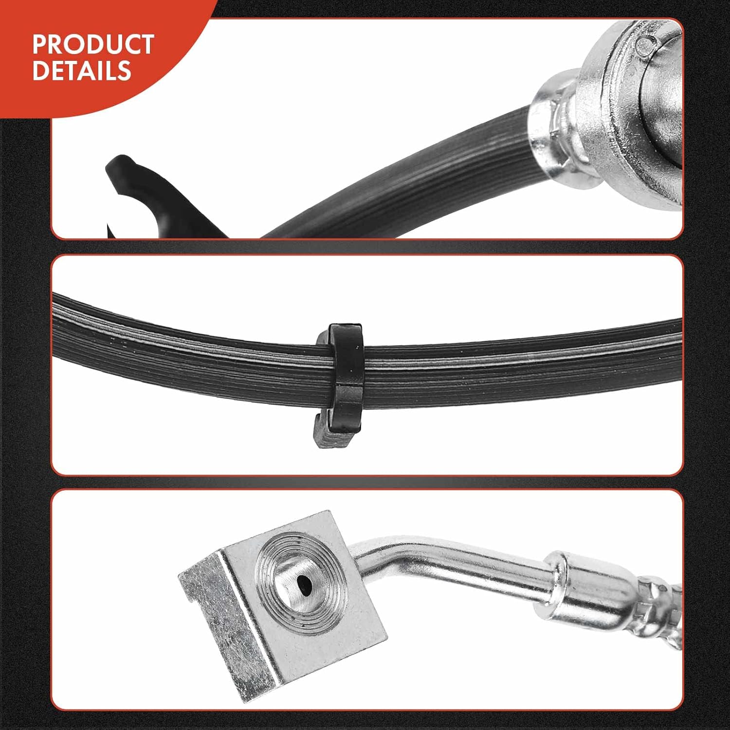 A-Premium Front Passenger Side Brake Hydraulic Hose Compatible with Ram and Dodge Models - 1500 2011-2018, 1500 Classic 2019, Ram 1500 2006-2010