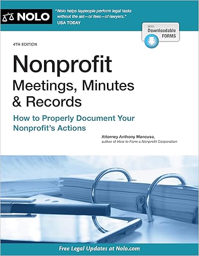 Nonprofit Meetings, Minutes &amp; Records: How to Properly Document Your Nonprofit's Actions