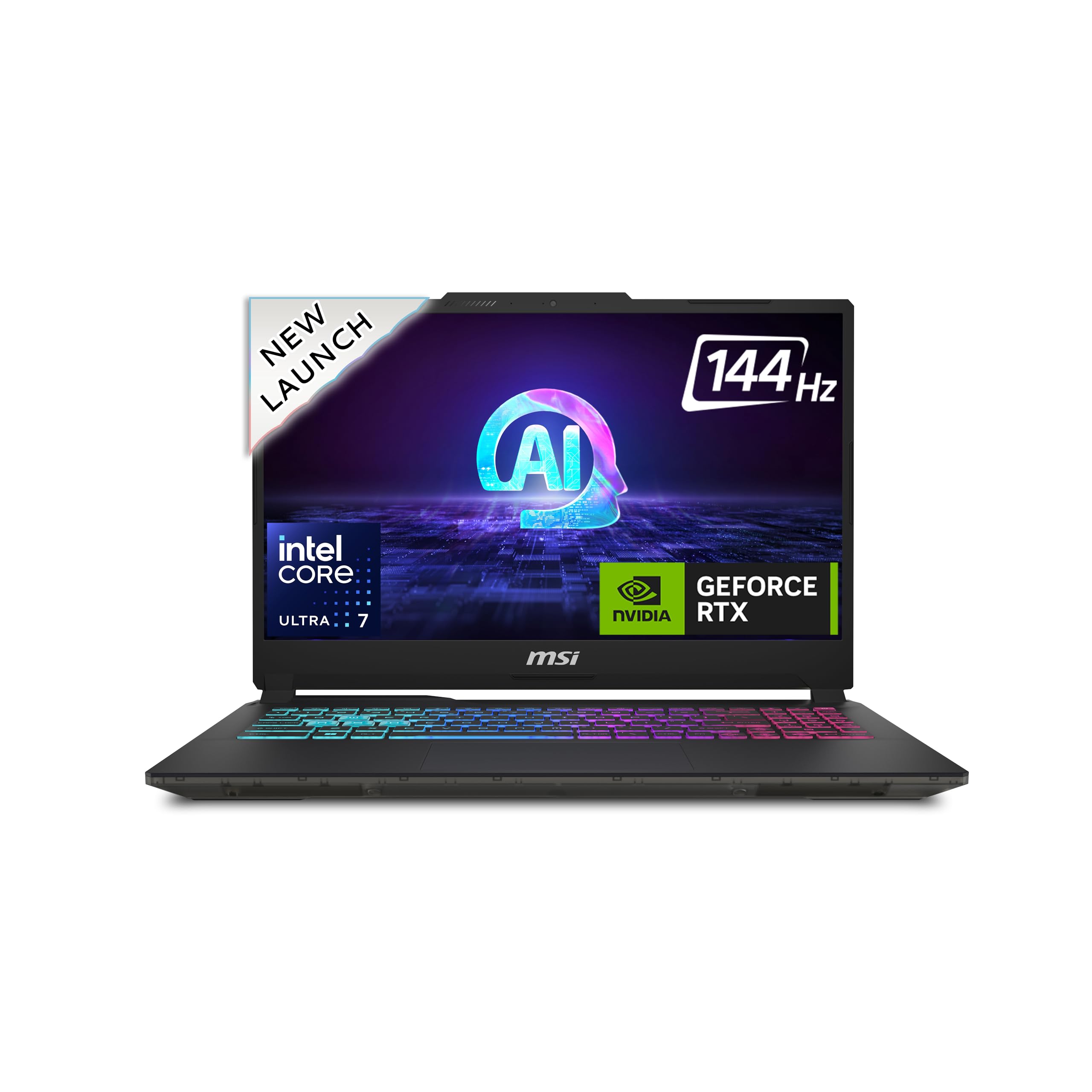 Cyborg 15 AI, Intel Core Ultra 7 155H,Built-in AI, 40CM Gaming Laptop(16GB/1TB NVMe SSD/Windows 11 Home/NVIDIA GeForce RTX 4060, GDDR6 8GB/Translucent Black/1.9Kg), A1VFK-049IN