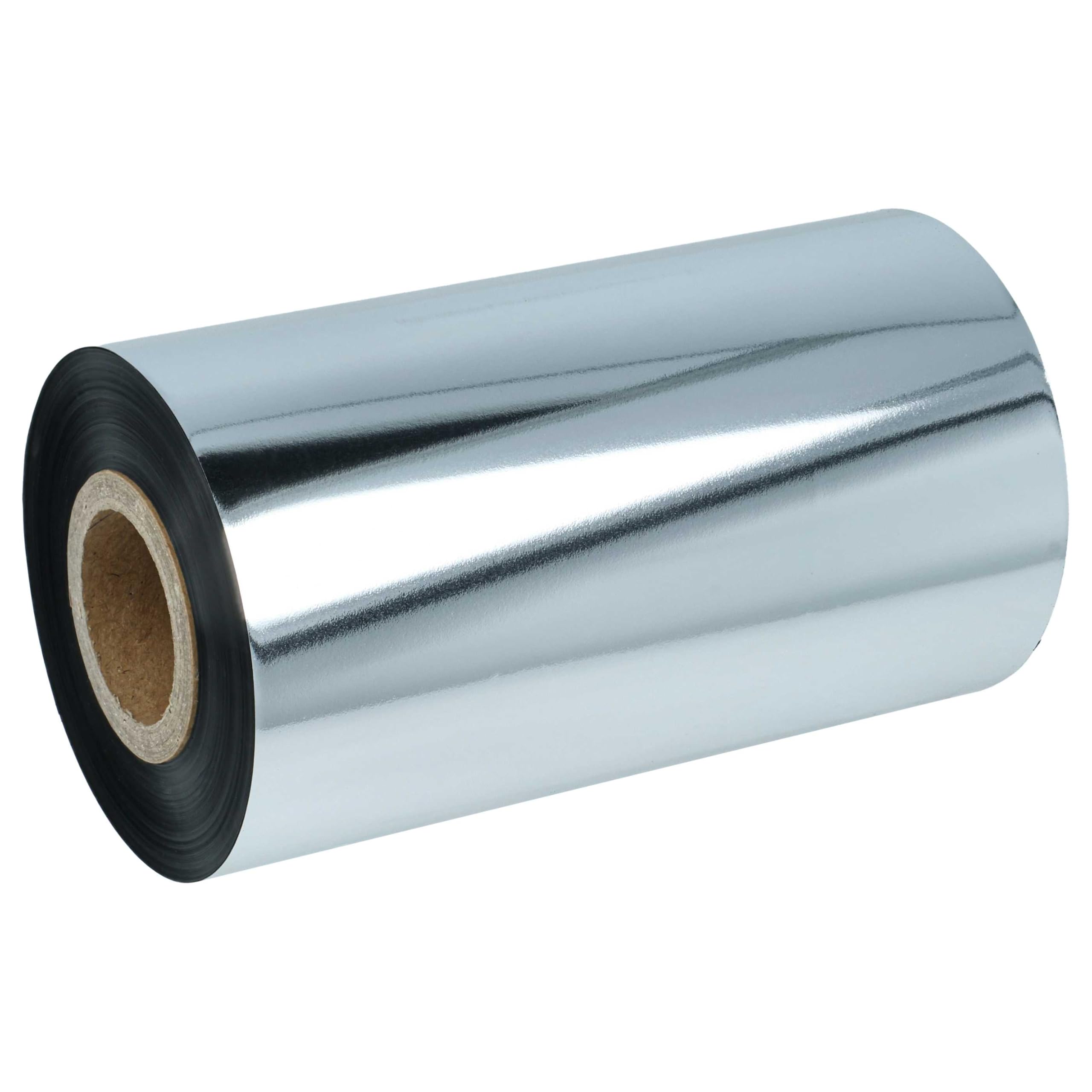 vhbw 10x taśma termotransferowa kompatybilna z TSC TTP-384M, TTP-366M, TTP-346M, wytrzymała drukarka etykiet 110 mm x 300 m wosk-plus