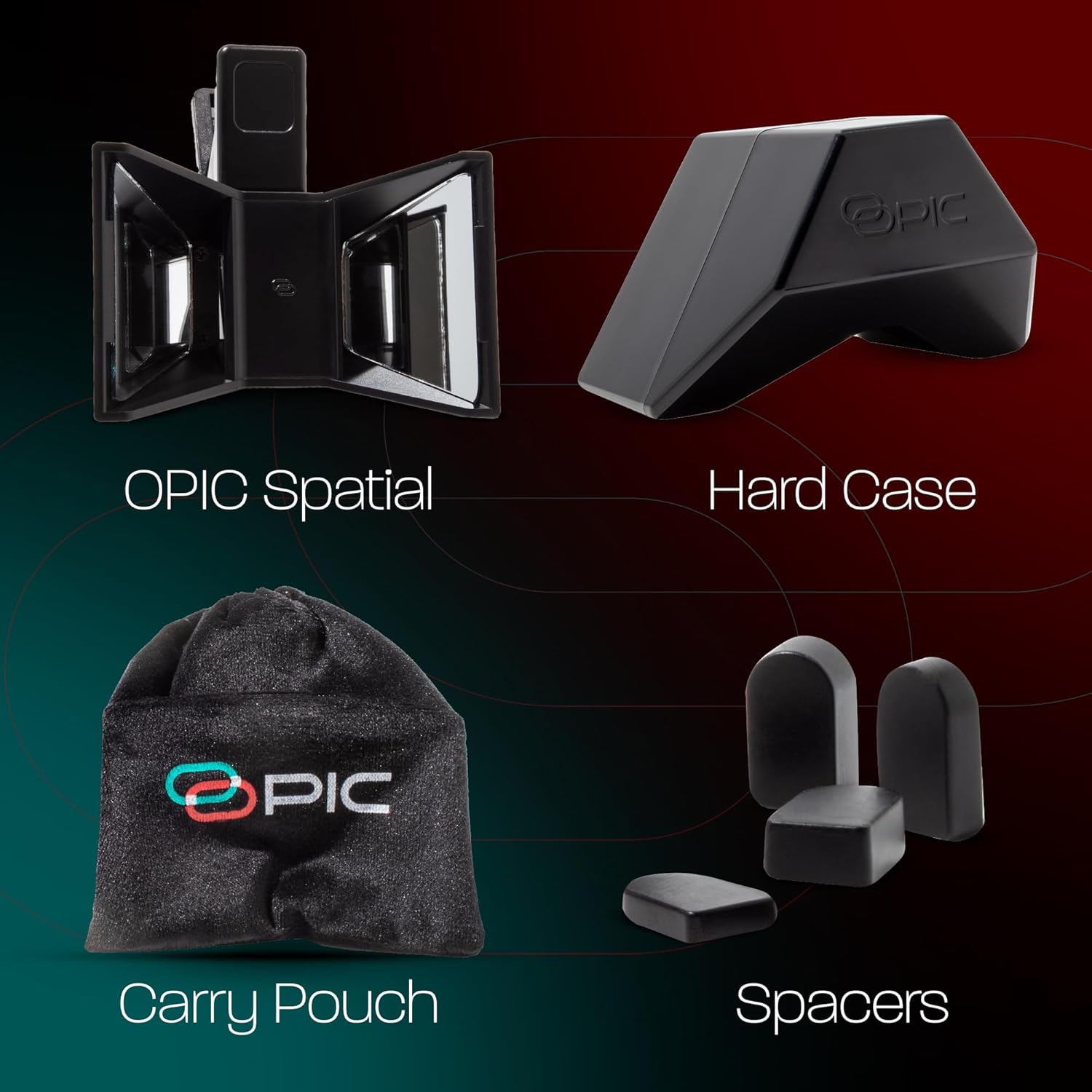 OPIC Smartphone 3D Stereoscopic Lens 3D Camera Stereo Photos Device for Phone, Tablet, Laptop – OPIC Spatial Clips on to Turn Your Device Into a 3D Camera for Photos, Videos and VR-Ready Memories