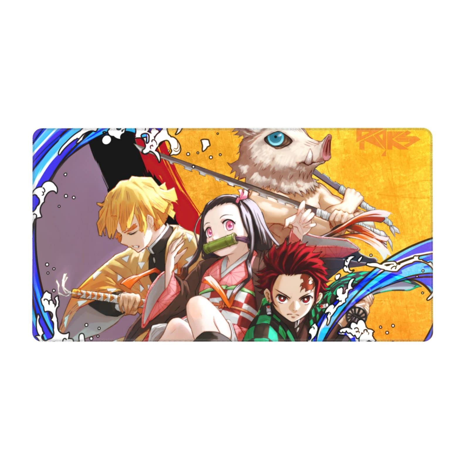 Photo 1 of Anime Mouse Pad Large Gaming Long Desk Keyboard Mat Non-Slip Mousepad for Computer Laptop 15.8x29.5 inch Anime8