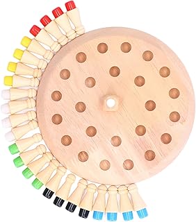 Wooden Memory Match Stick Chess Game, Funny Interaction Early Education Block Board Game,Parent Child Interaction Toy, Intelligent Games Logic Toys for Over Age 3 Boys and Girls