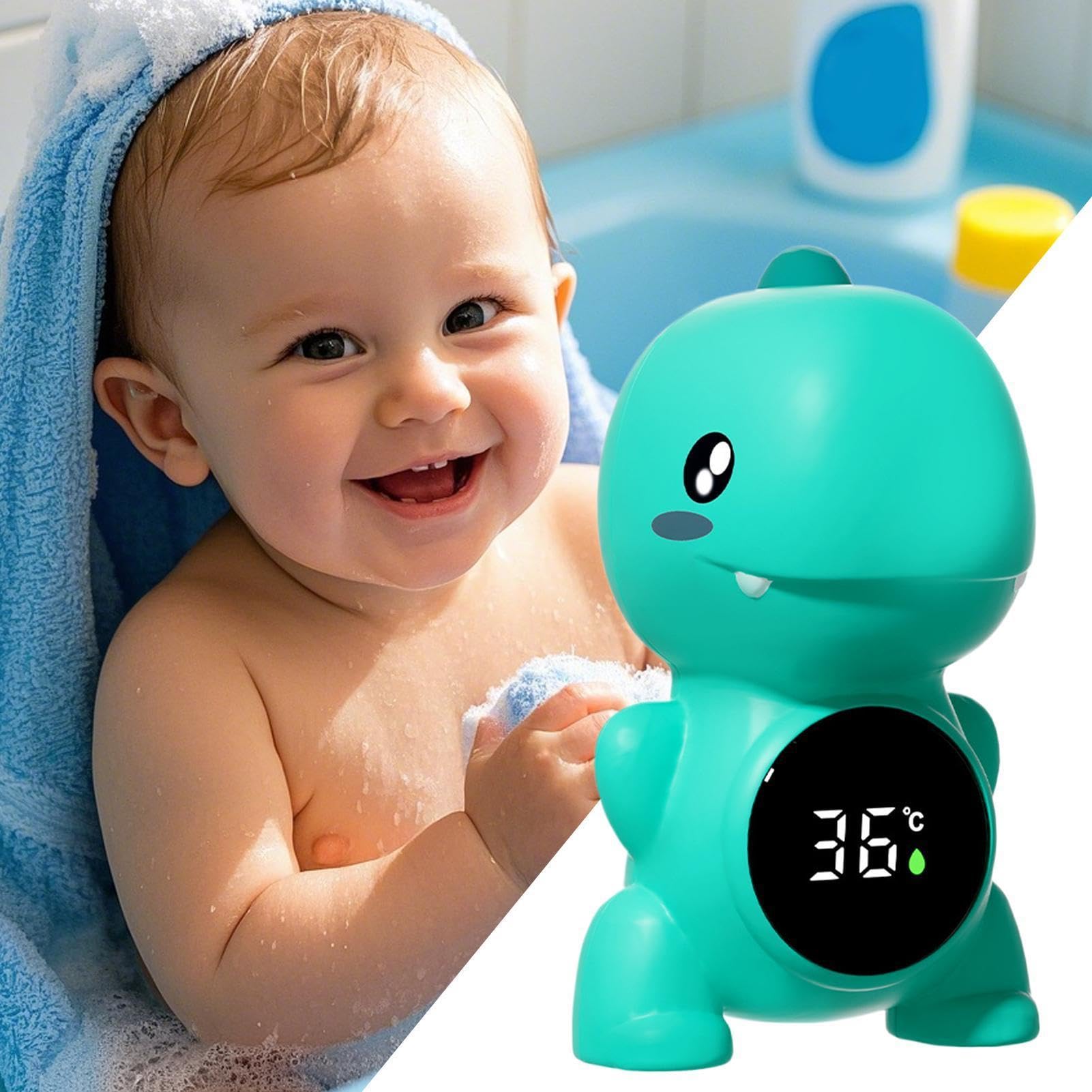 Medidor de temperatura baño bebé: con monitor flotante inteligente, termómetro de agua con cambio de color LED, de verificación | Cuidado recién nacido, baño de niño