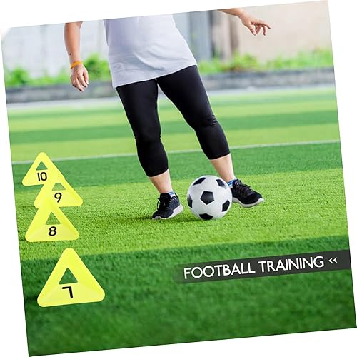 Miniatura 8 de SUPVOX 10 Uds. Equipo de Entrenamiento Conos de Disco de Fútbol Conos de Disco de Entrenamiento de Fútbol para Niños Agilidad Conos de Tráfico Conos