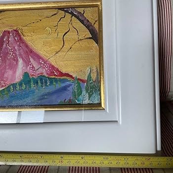 絵画 油絵 板谷モア 二頭の馬とキューピッド 額装 サイン 限定作品 絵画 油絵 板谷モア 二頭の馬とキューピッド 額装 サイン 限定