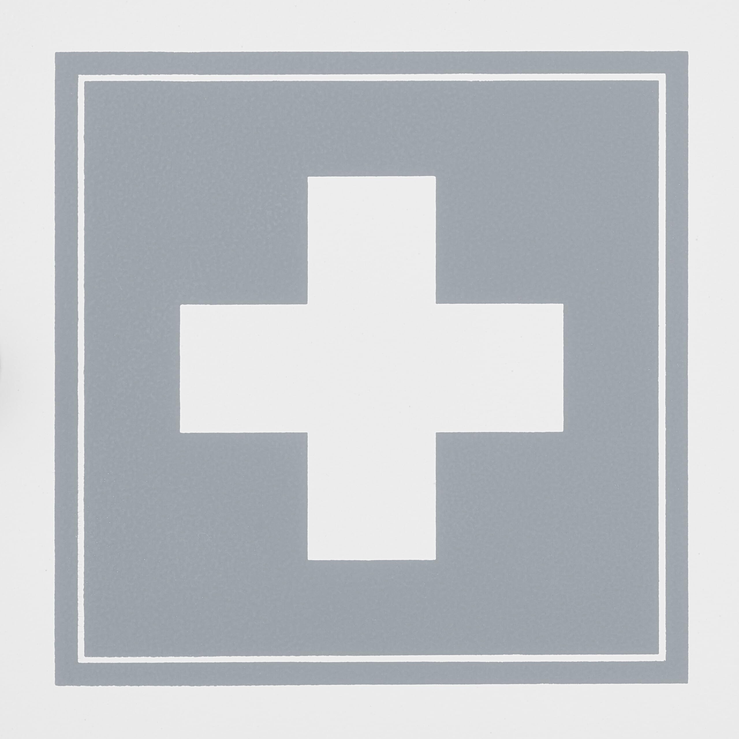 Relaxdays Armoire à Pharmacie, verrouillable, 2 Niveaux, Acier, HxLxP: 32x21,5x8 cm, accrocher, Blanc - Gris