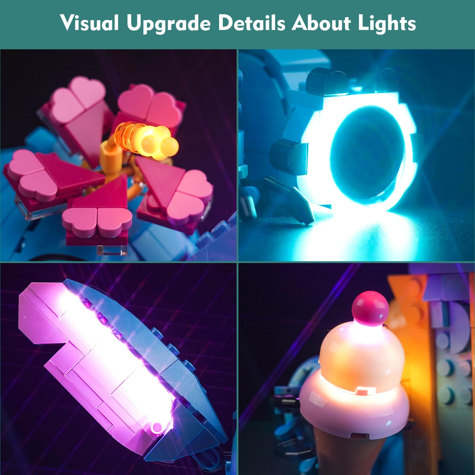 Light Kit for Lego Stitch Lighting Set for Lego 43249 Disney Stitch - Not Include Models, Just Light Kit (Standard Version) - Image 4