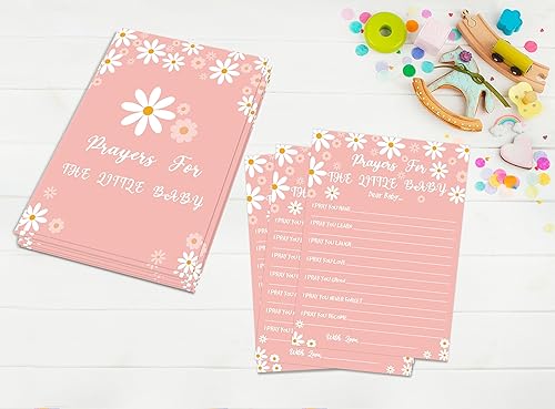 Miniatura 4 de Juego de oraciones para el pequeño bebé, juego bohemio de margaritas para baby shower, decoraciones de baby shower, suministros de fiesta de