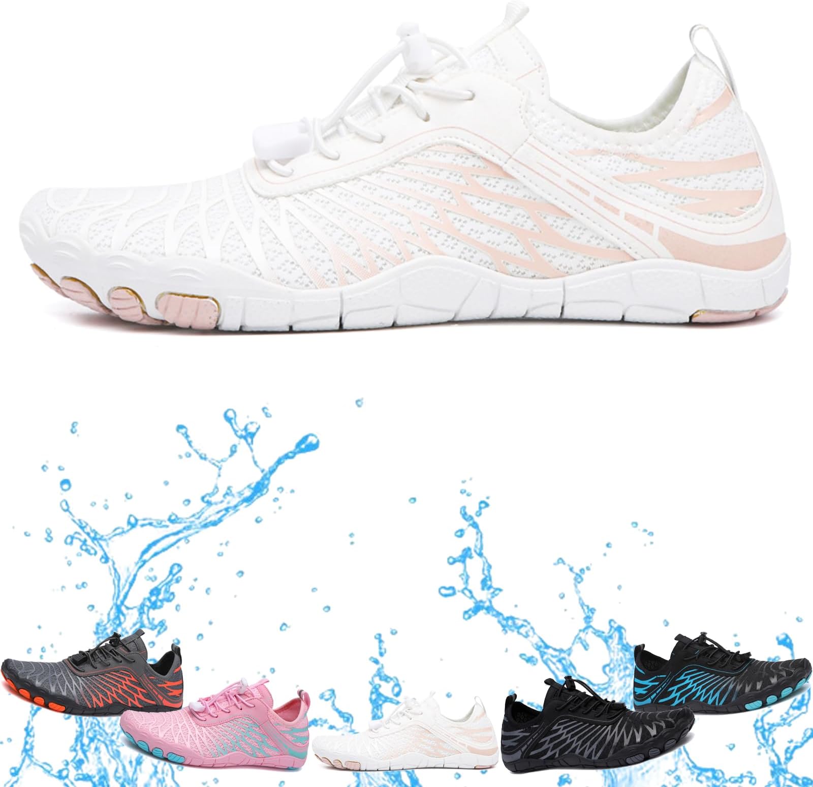 Hike Barefoot Shoes, Winter Summer Wide Toe Barefoot Shoes Footwear for Women Men