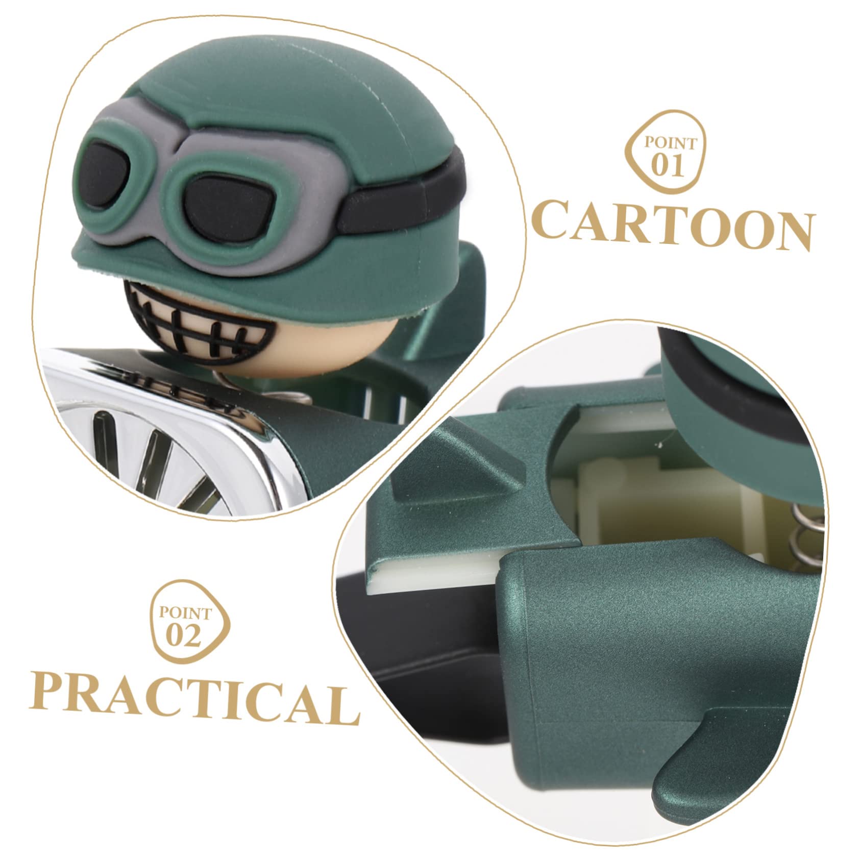 iplusmile 3pezzi Clip Aromatica Decorativa Per Auto Diffusore Fragranza Cartoon Per Bocchetta Ventilazione Perfetta Per Ambienti Auto Unici e Freschi