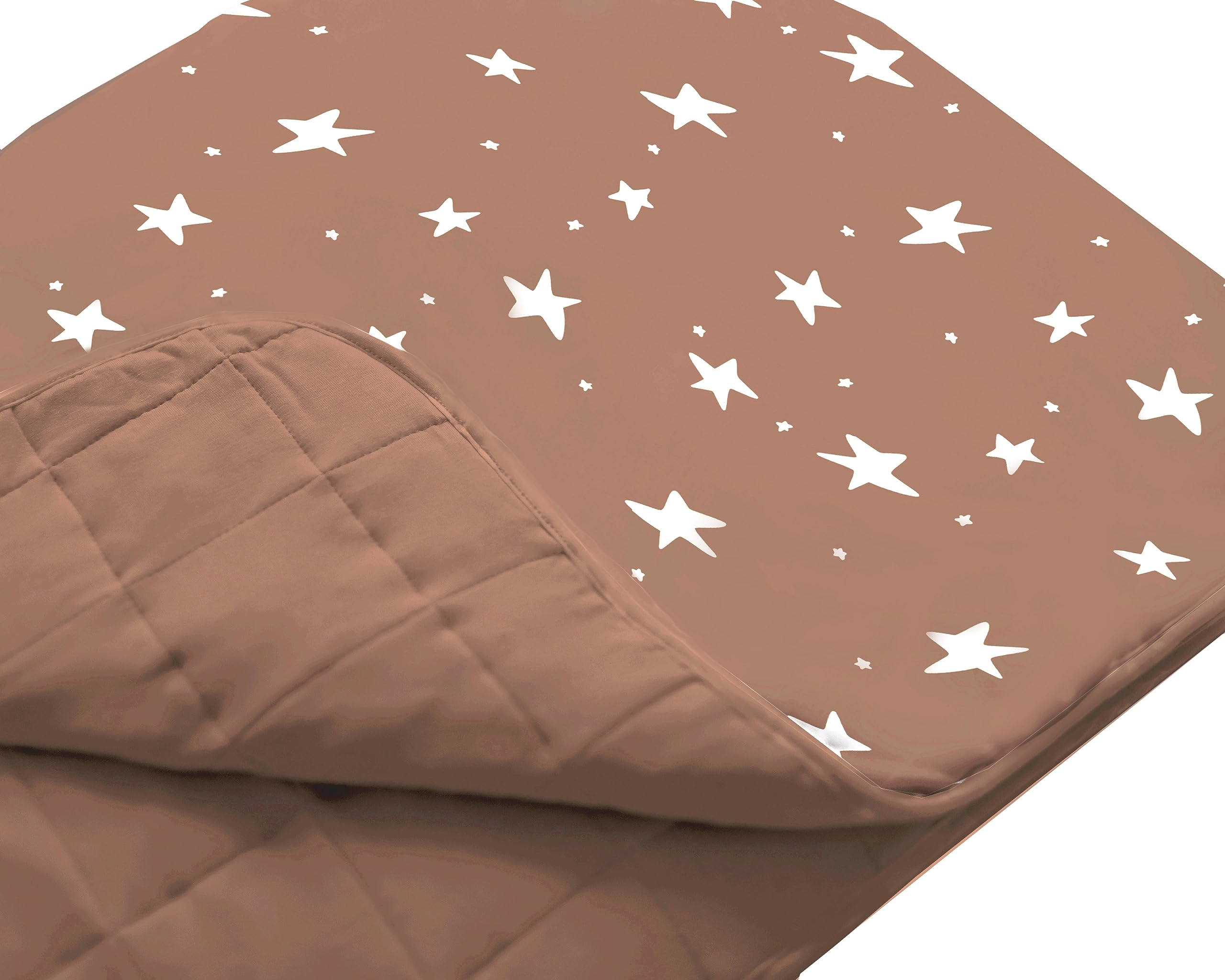 GUNAMUNA Unisex Oversized Cozy Cloud Comforter Baby Blanket, 2.6 TOG, Wonky Stars Daze, 57x39 Inch