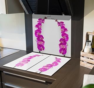 Spritzschutz-Platte "Orchideen"