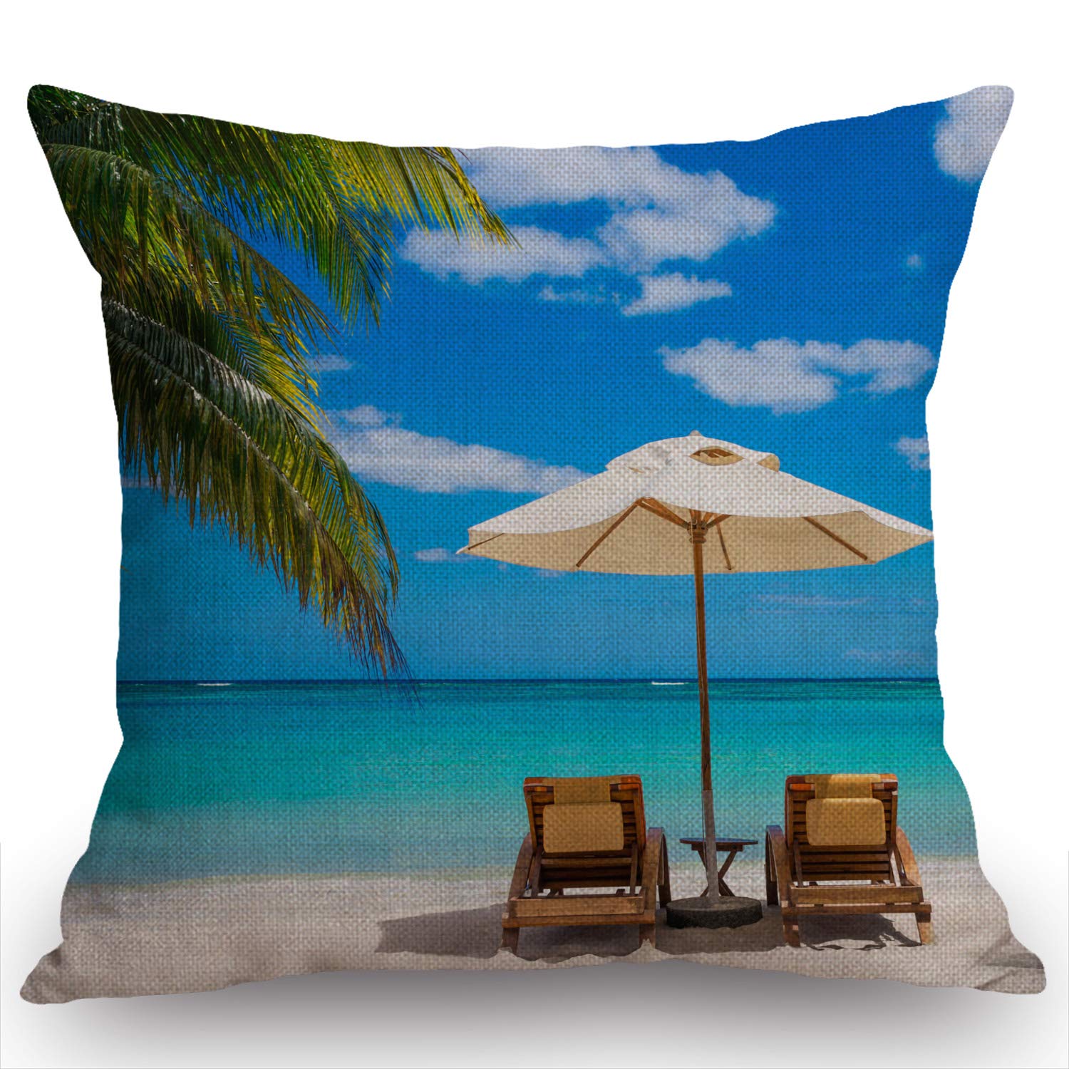 Ramirar Federa Cuscino Decorativa 45x45 Cm – Scritta Friends Give Hope – Cotone E Lino