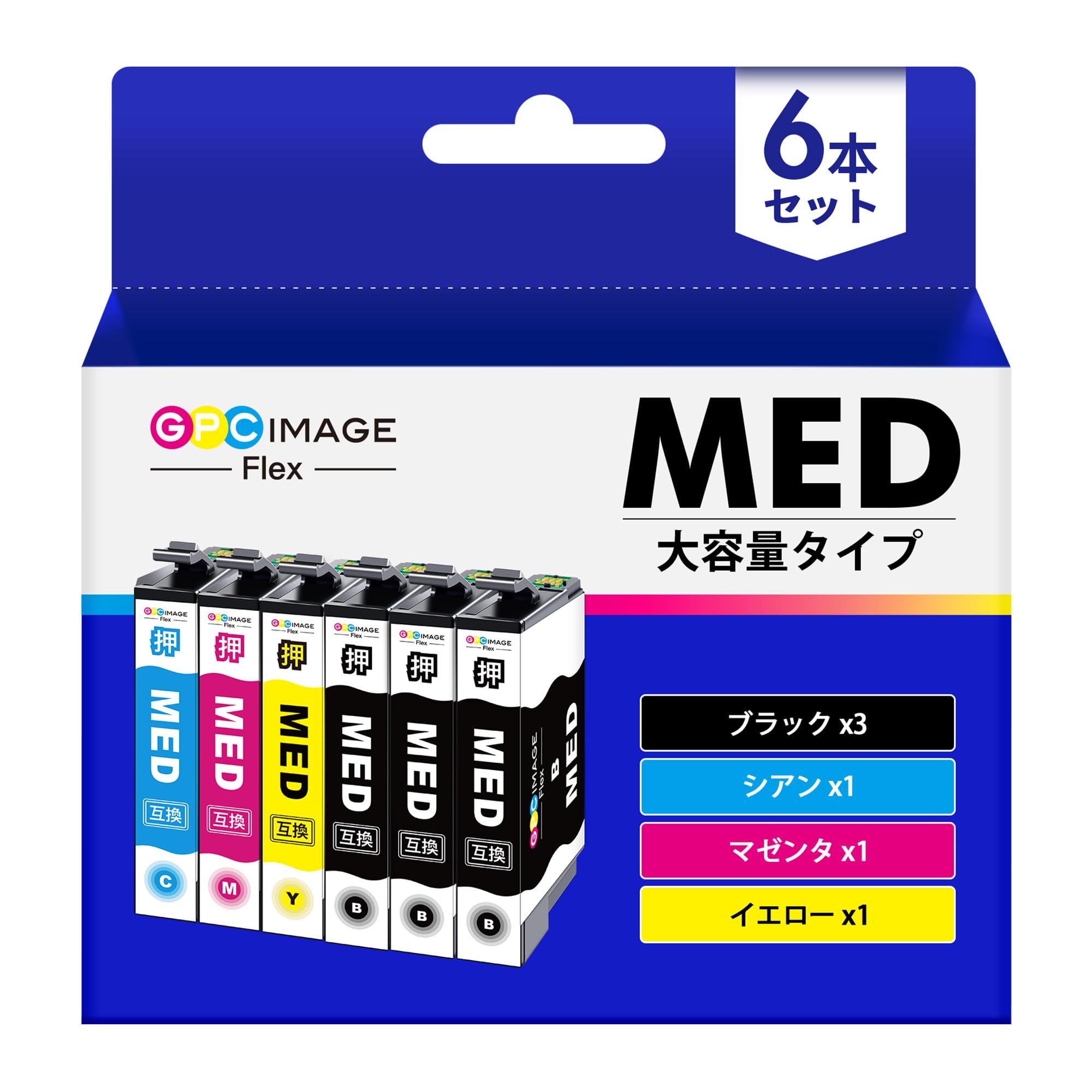 Amazon.co.jp: GPC Image Flex MED-4CL エプソン 用 めだまやき インク