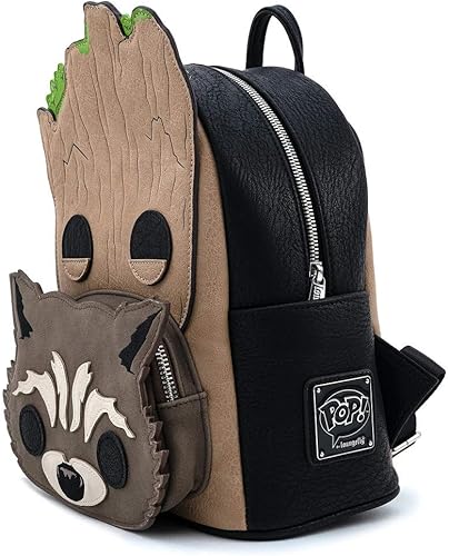 Miniatura 4 de Pop! By Loungefly Marvel Groot and Rocket Mini Backpack Standard