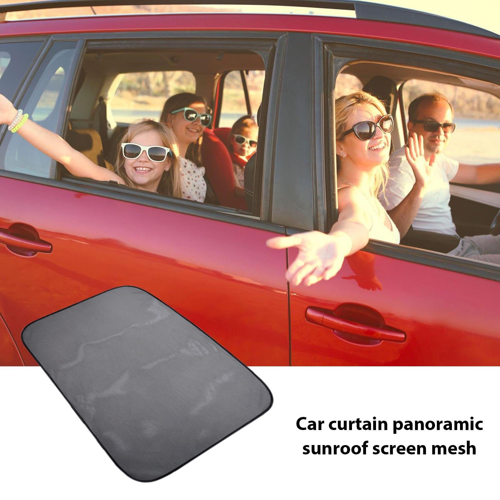 Parasole magnetico per tettuccio apribile auto - Copertura in rete per lucernari, UV per tettuccio apribile, Tende pieghevoli portatili, Copertura resistente e antivento | Ideale per SUV, c