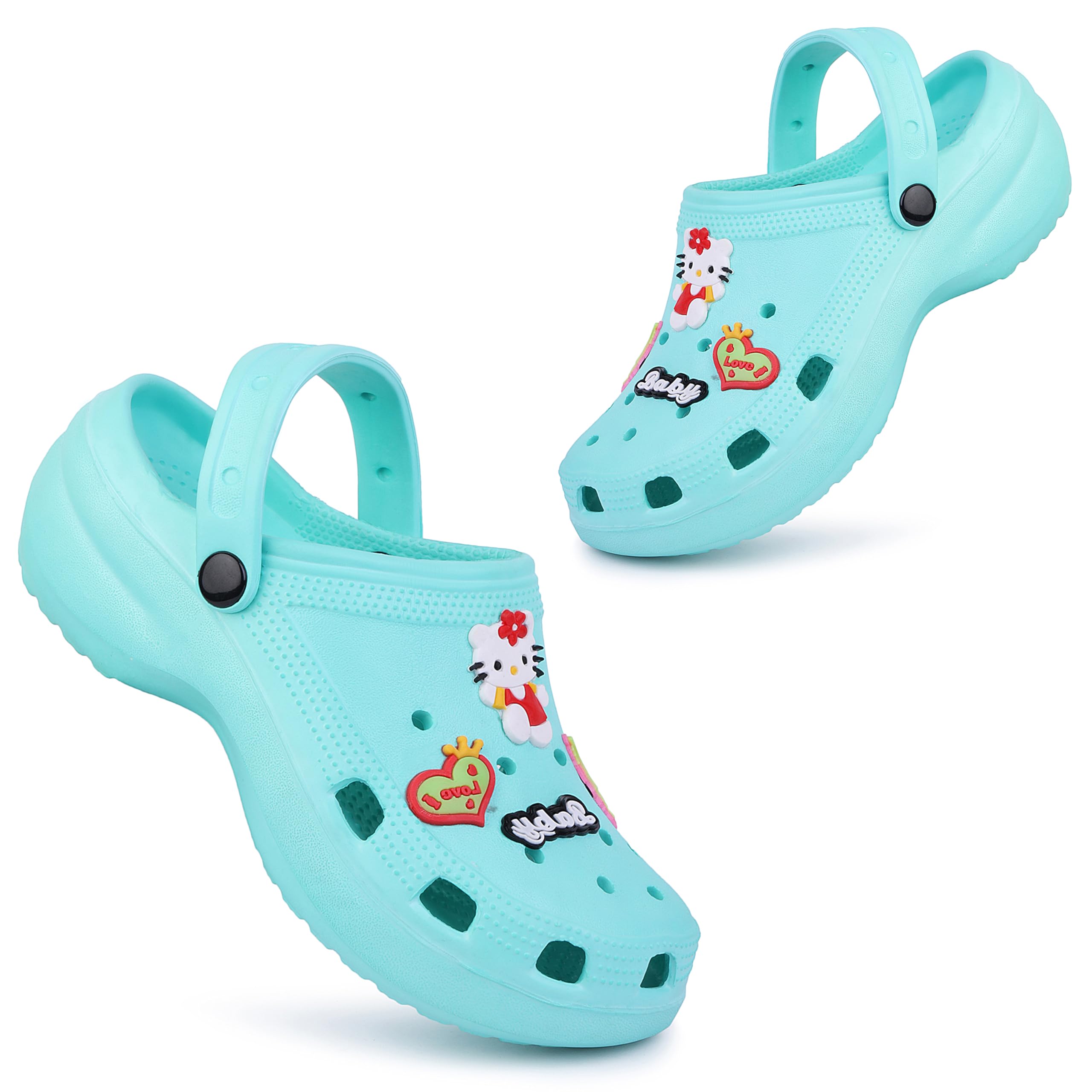 Latest & Stylish Clogs for Women |Sandal for Women| Lightweight Clogs for Women (SEA Green)-8976 (B0D9RXFJFF) Amazon Price History, Amazon Price Tracker