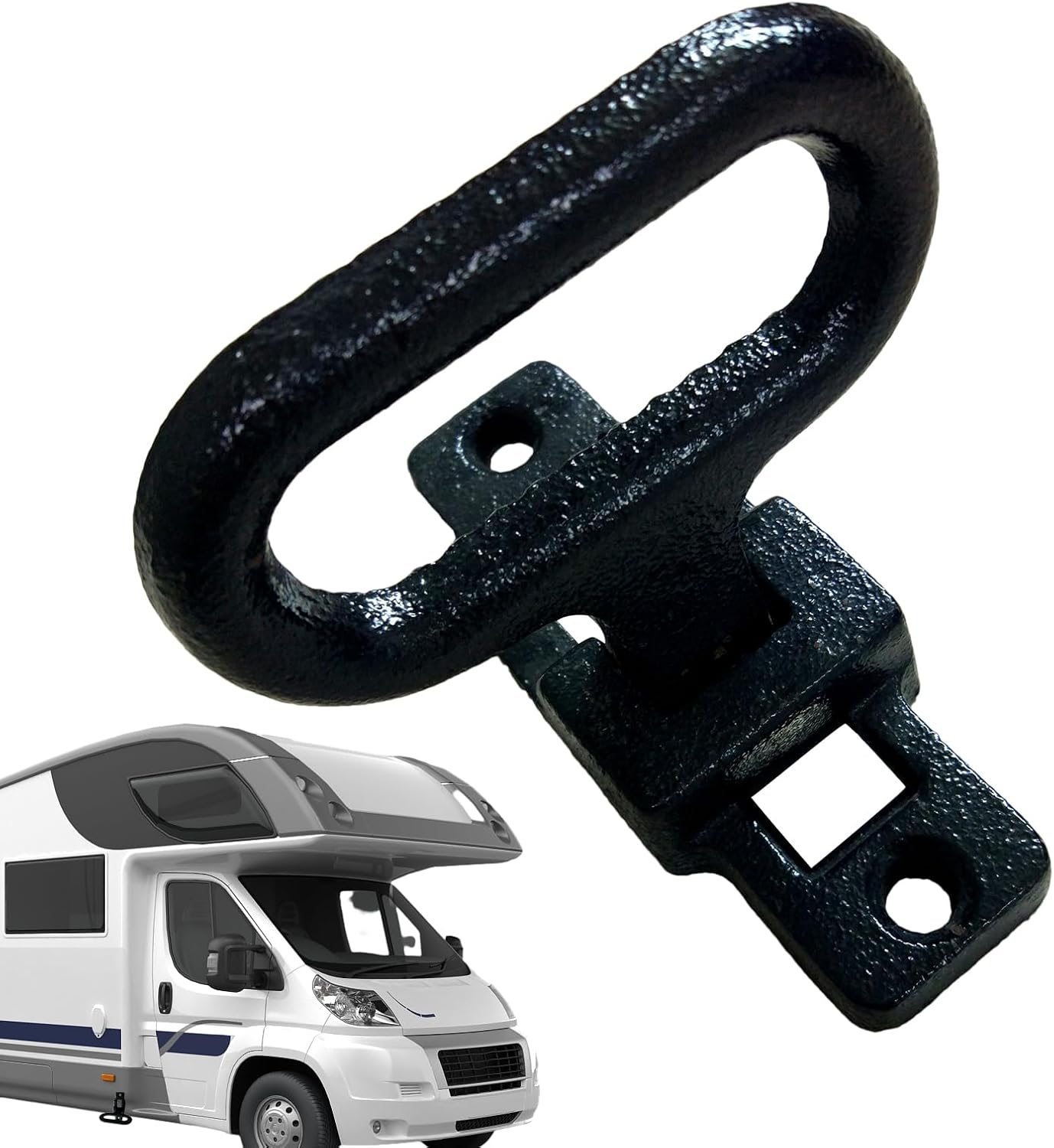 Trailer Folding Steps - Heavy Duty Utility Bed Body Step Grab Handle | Tread Grab, Cast Iron Assist Handle for Trucks, RVs, Trailers, Bus, & Other Vehicles