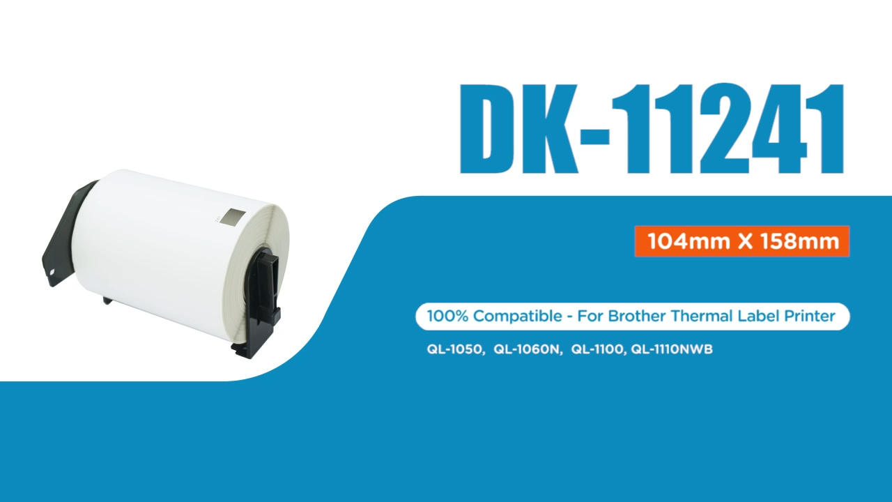 Vhbw 5x Rotolo Etichette Con Supporto 54mm X 30,48m Compatibile Con Brother P Touch Ql 800 Ql720nw Ql 820nwb Ql 810w Etichettatrice 87376640 - Foto 5