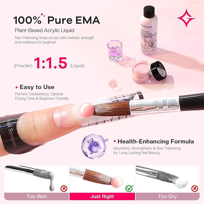 Kit de Acrílico para Uñas Glamonade para Principiantes miniatura 5