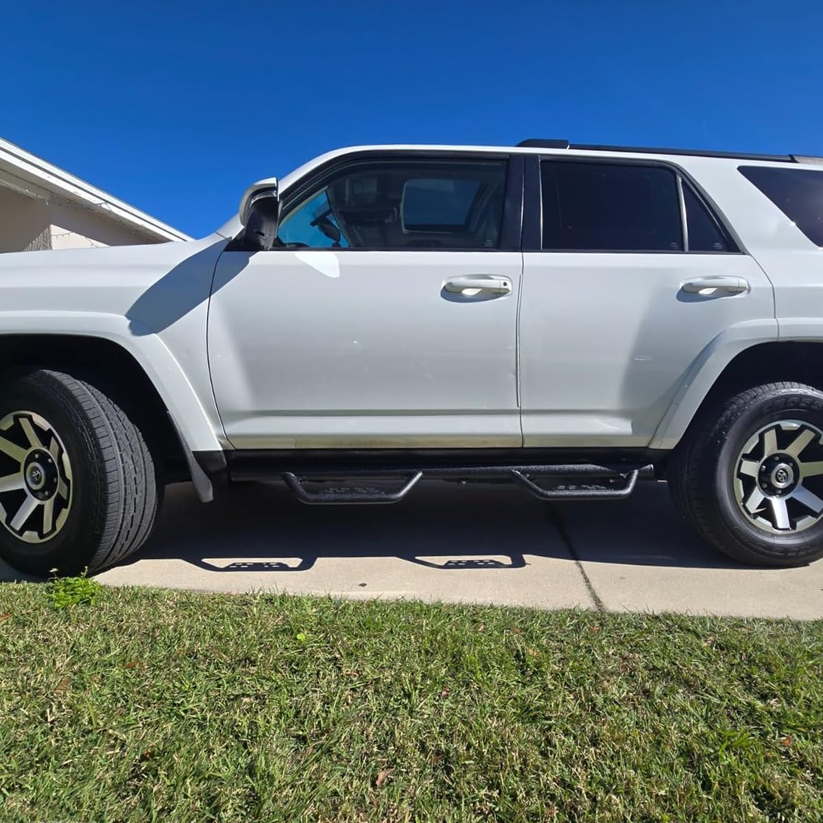 Running Boards Compatible with 2010-2024 Toyota 4Runner(Without Side Skirts), Excl. 2010-2013 Sr5, 2010-2024 Limited, 2020-2022 Nightshade Edition, 22-24 TRD Sport. Black Side Steps Step Bar.