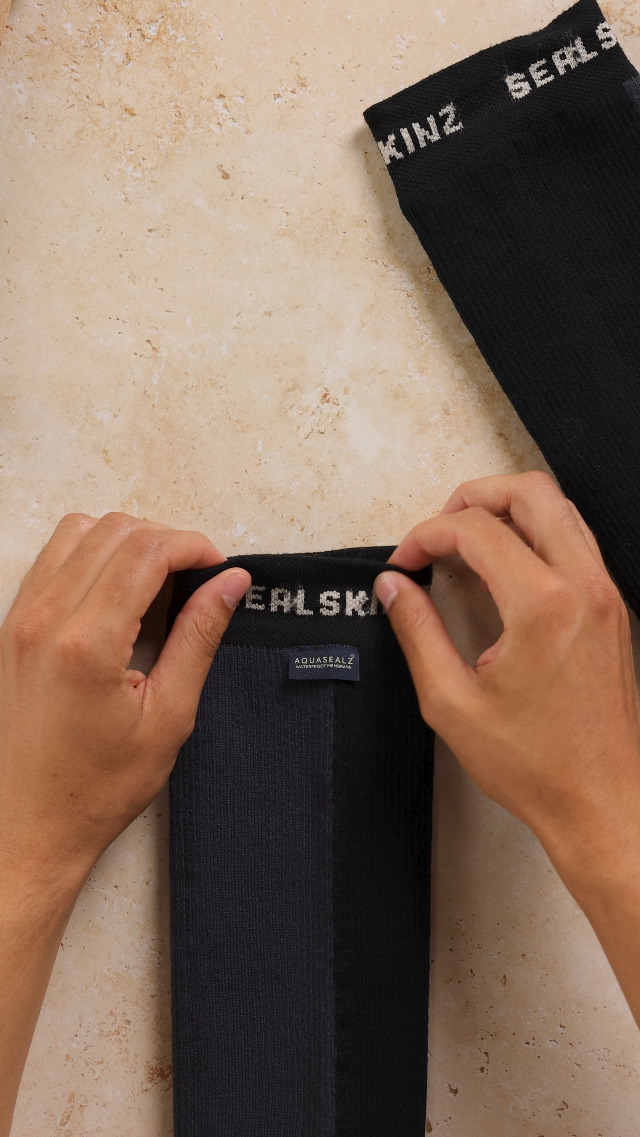 SEALSKINZ | Worstead | Unisex waterdichte koude weer knie lengte merinowol gevoerde sokken | outdoor, skiën en winter wandelen | laat warmte en vocht vrij