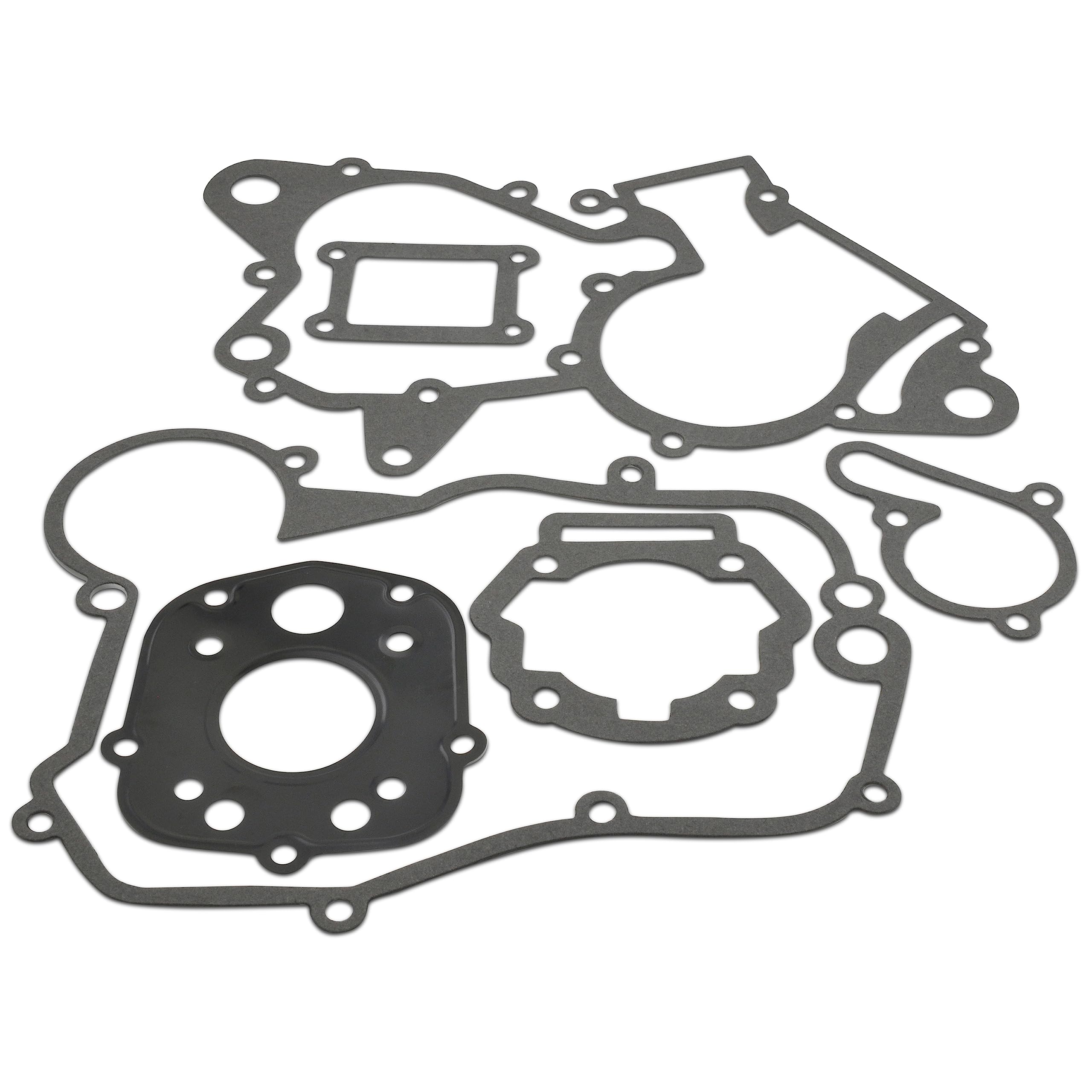Easyboost Motordichtungssatz für für Derbi Euro 3 und 4 Dichtung Gehäuse Zündung Kupplung Zylinder Wasserpumpe Dichtungspapier Motordichtung