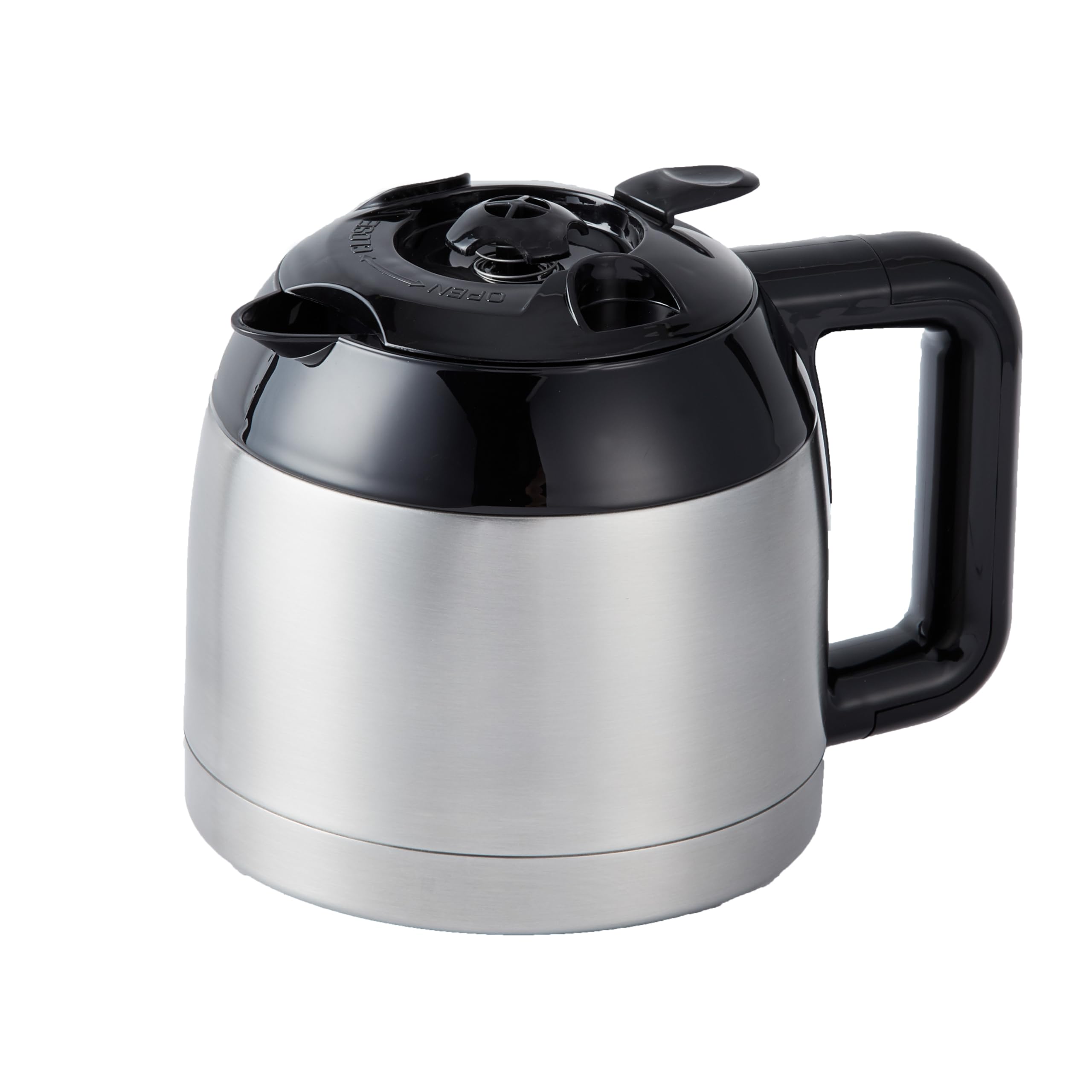 cloer 5258 Cafetera de filtro para 10 tazas, función de mantener caliente, Cuchara medidora, Niveles de aroma seleccionables, pantalla táctil LCD, temporizador, tamaño del filtro 1 x 4, 800 W