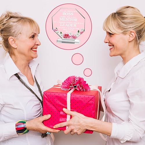 Miniatura 4 de Yopyame Regalos de acrílico para jefe, regalos para el día del jefe para mujeres, con texto en inglés "It is One Thing to Be a Boss", regalos de