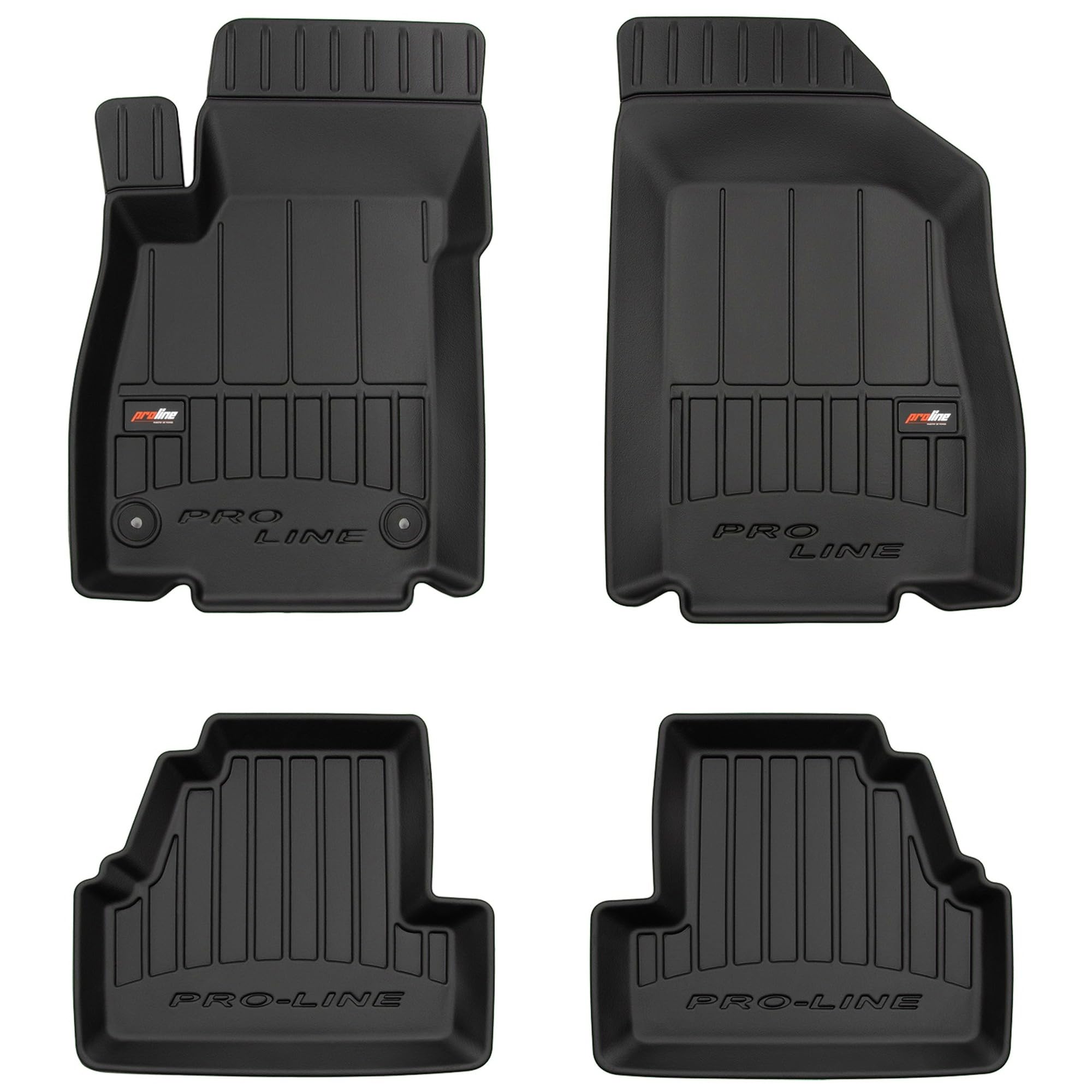 MOTOS Alfombrillas de Goma para Opel Mokka A 2012-2019 Mejore la Comodidad de Sus Viajes con la Alfombra Antideslizante Car 3D- Alfombrillas de Coche para Varias Estaciones