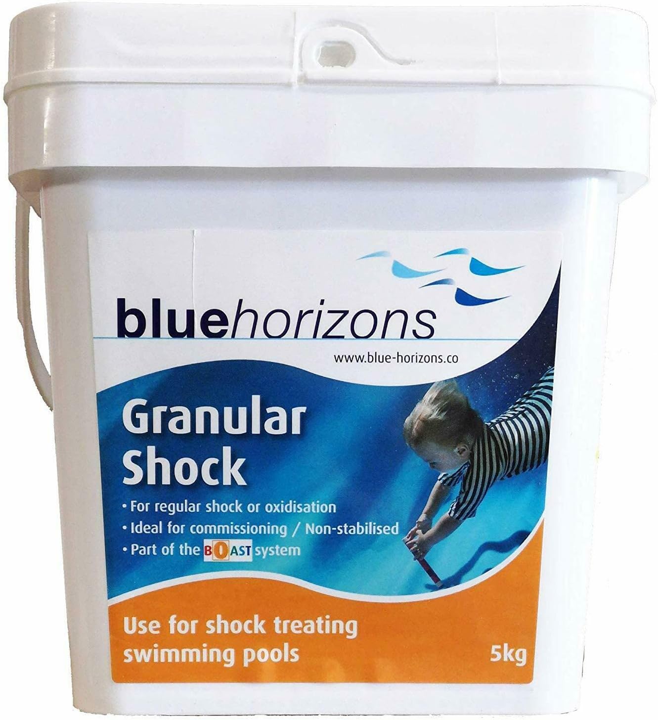 Granular Shock Chlorine Tub of 5 Kg- Blue Horizons